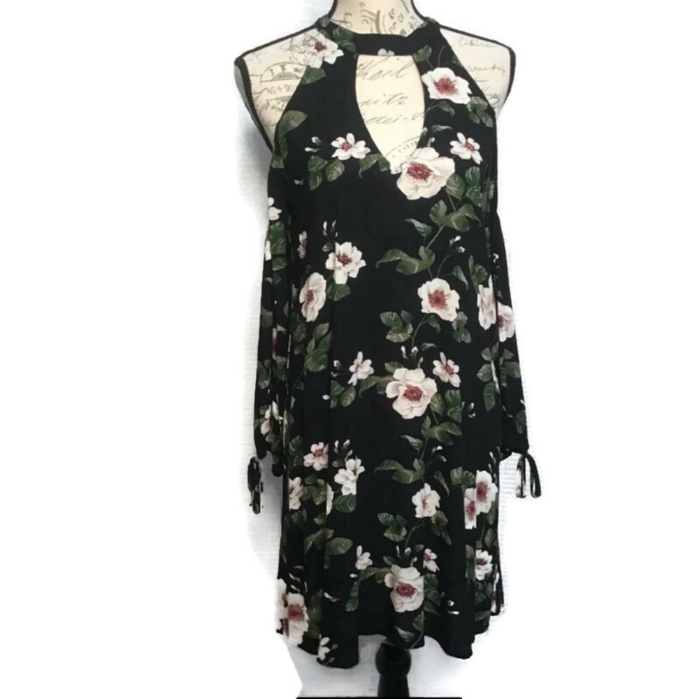 Cold Shoulder Floral Mini Dress by American Eagle Outfitters NEW!